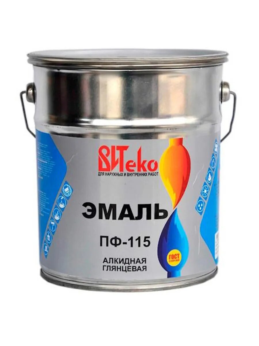 Эмаль ПФ 115 белая 5 кг