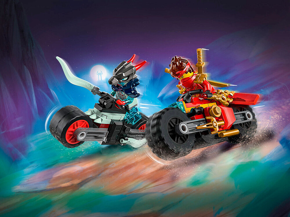 Конструктор LEGO Ninjago 71838 Конструктор Гонка Кая на скоростном мотоцикле