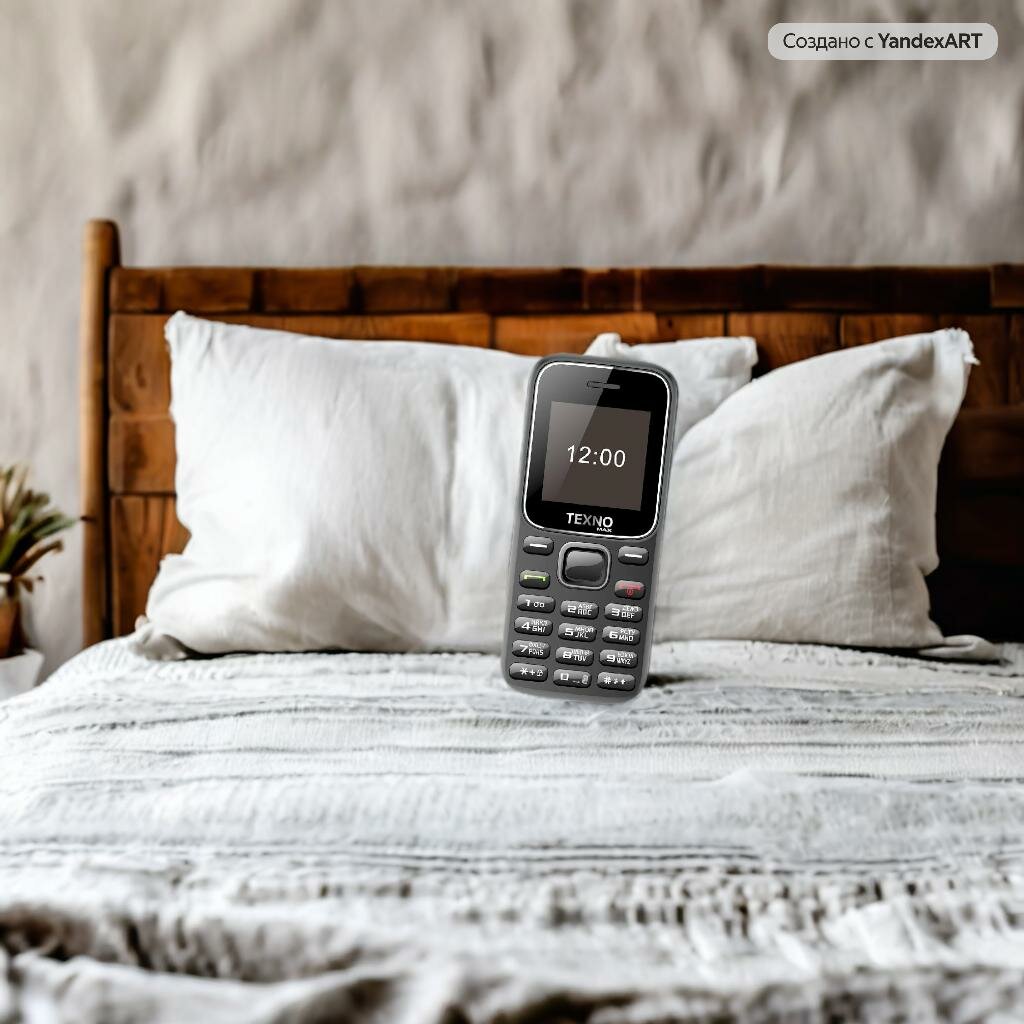 Texno Max A1 Mini — кнопочный мобильный телефон, 500 мАч, 3G, черный — фото 1