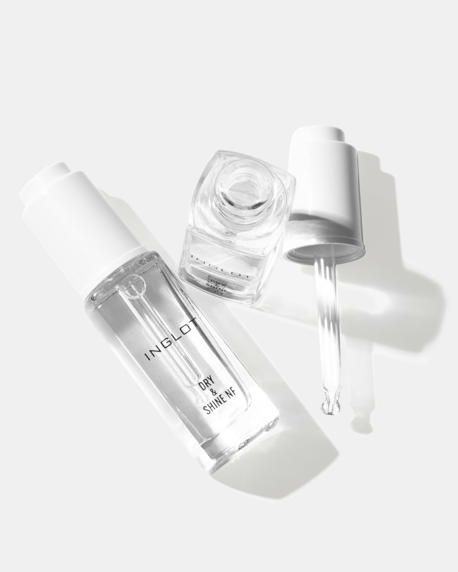 Средство INGLOT DRY AND SHINE, сушка и блеск для лака, глянцевый эффект — фото 1