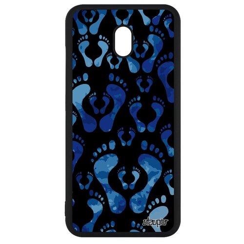 фото Красивый чехол на смартфон // xiaomi redmi 8a // "след стопы" дизайн шаг, utaupia, цветной