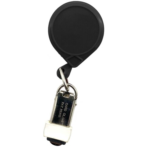 Ретрактор на вращающейся клипсе с зажимом MINI-BAK, серый