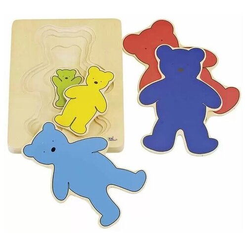 Пазл медвежата Goki