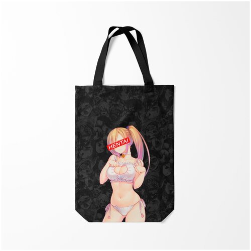 фото Сумка-шоппер / 31х42 см / девушкам / аппетитные формы hentai burnettie