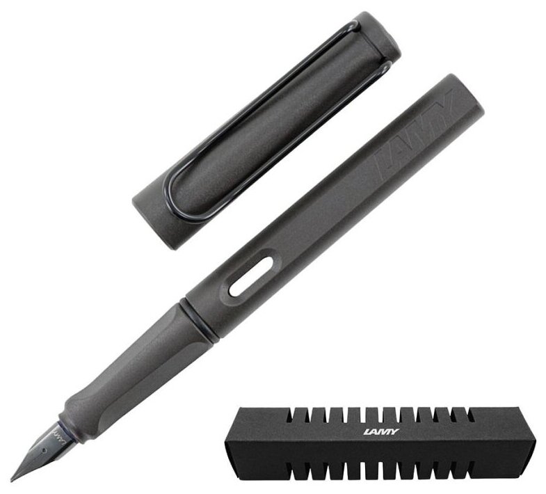 Ручка перьевая Lamy 017 safari, Умбра, EF