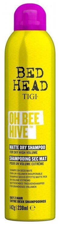 TIGI сухой шампунь Oh Bee Hive, 238 мл