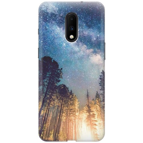 фото Gosso ультратонкий силиконовый чехол-накладка для oneplus 7 с принтом "млечный путь"