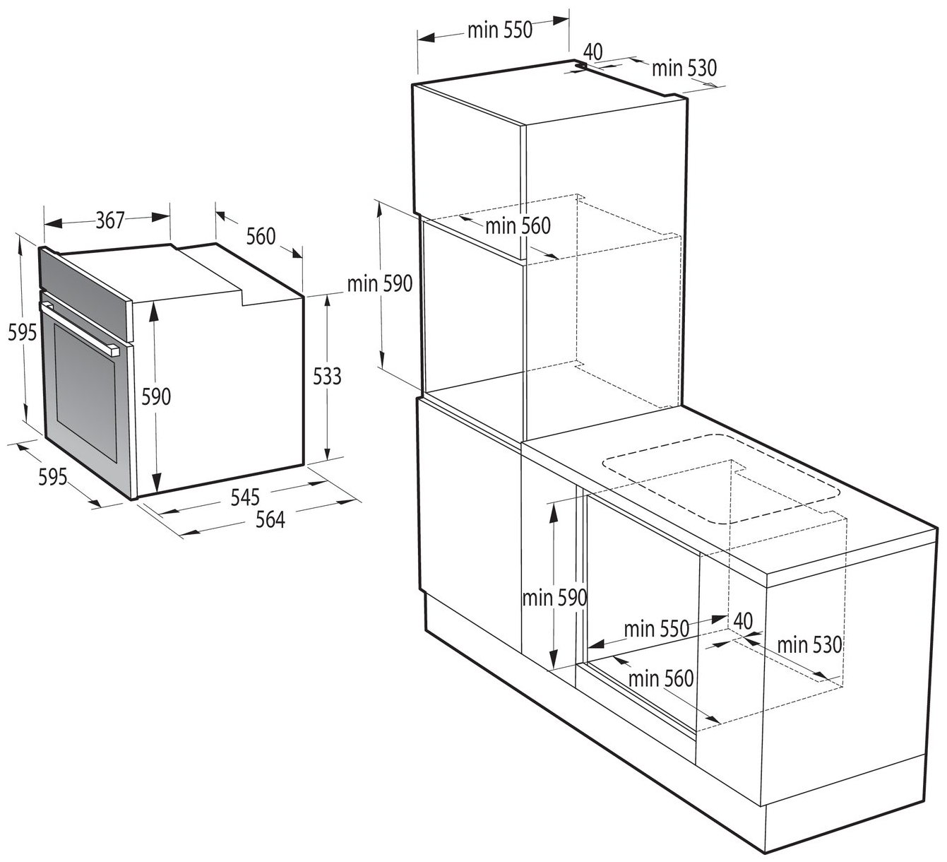 Духовой шкаф Электрический Gorenje BO6735E05B черный - фотография № 11