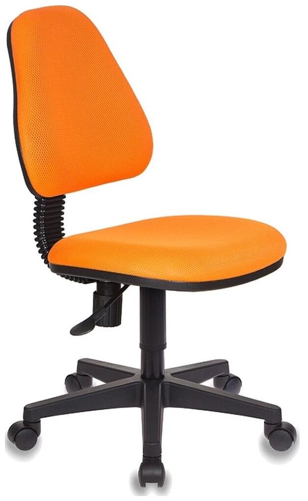 Кресло детское Бюрократ KD-4, обивка: ткань, цвет: оранжевый TW-96-1