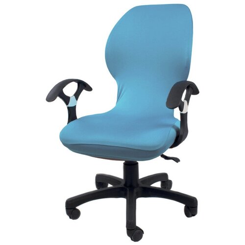 фото Чехол на компьютерное кресло гелеос 716, голубой