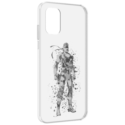 Чехол MyPads Metal Gear Solid Snakes для Nokia G21 задняя-панель-накладка-бампер