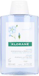 Klorane шампунь Volume with Flax fiber, 200 мл