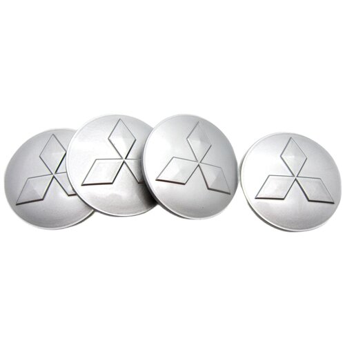 Колпачок заглушка для литого диска КиК Митсубиси серебристый комплект 4 шт 1187₽