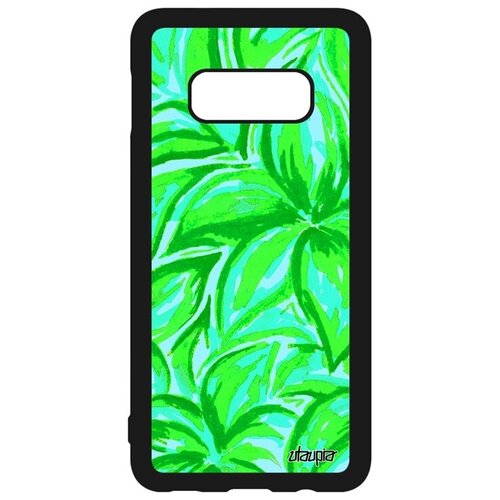 фото Ударопрочный чехол на телефон // galaxy s10e // "цветочный узор" дизайн букет, utaupia, цветной