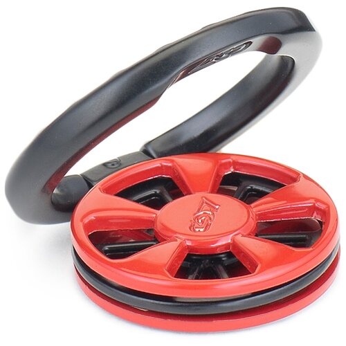 фото Кольцо держатель для телефона / спинер / 34 мм черно- красный luxcase