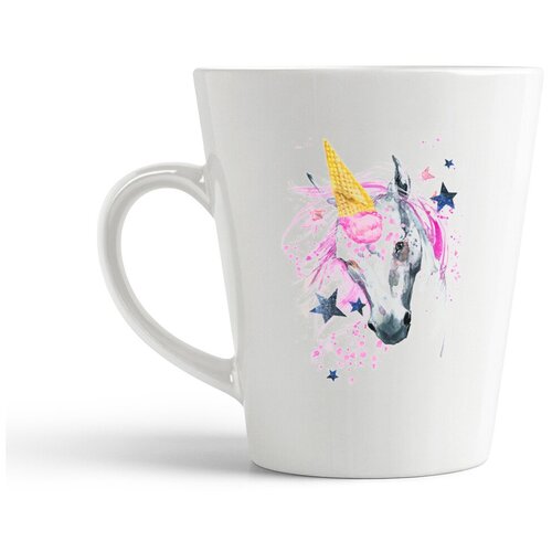 фото Кружка-латте coolpodarok "краски. волшебный единорог2"