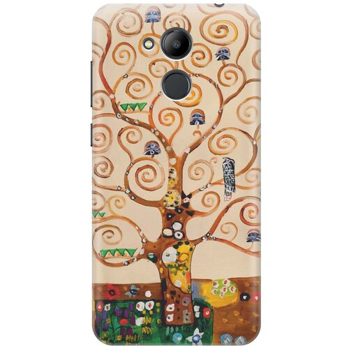 фото Gosso ультратонкий силиконовый чехол-накладка для honor 6c pro с принтом "климт"