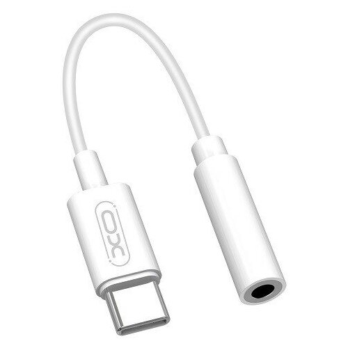 Адаптер переходник с Type-C USB на Jack 3.5 XO NBR161 белый usb type c to 3 5mm jack adapter for xiaomi mi 9 8 mi9 huawei mate 20 p30 samsung s10 type c otg usb c usbc splitters