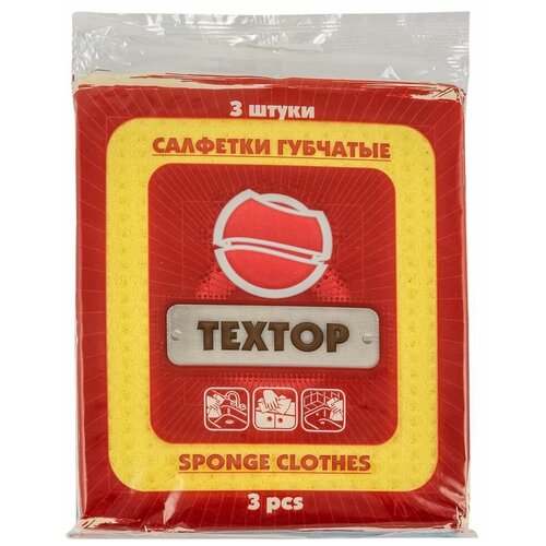 Салфетка Textop Premium целлюлоза (упаковка: 3 штуки) (T029)