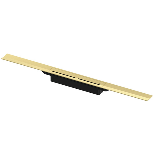 Душевой лоток Tece Drainprofile 671002 100 с решеткой PVD Brushed Gold Optic профиль для душа tece tecedrainprofile с цветным pvd покрытием позолоченный 671002