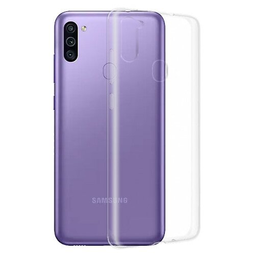 Силиконовый чехол для Samsung Galaxy M11 M115 прозрачный 1.0 мм