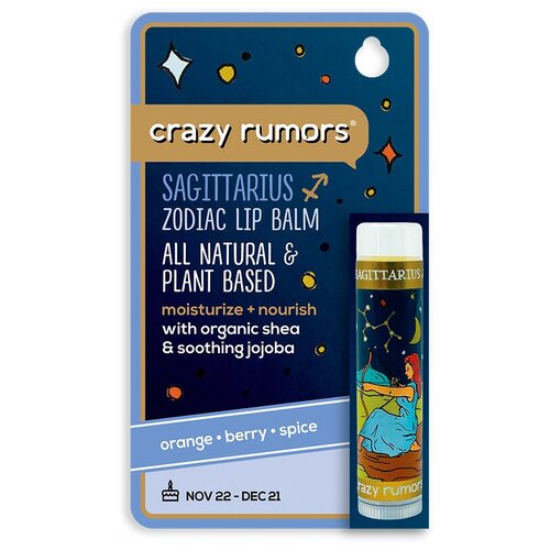 Бальзам для губ CRAZY RUMORS ZODIAC Стрелец 4,4 мл