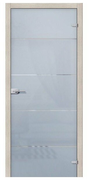Межкомнатная дверь стеклянные bravo glass Диана остекленная Белое Сатинато BRAVO