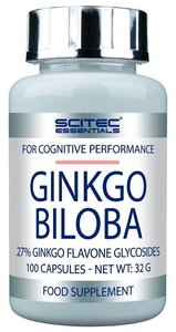 Фото Scitec Nutrition Ginkgo Biloba 100 капс (Scitec Nutrition)