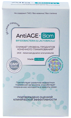 AntiAGE-Biom пор. саше, 1.5 г, 30 шт., нейтральный, 1 уп.
