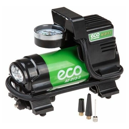 Автомобильный компрессор Eco AE-013-3 35 л/мин  10 атм зеленый