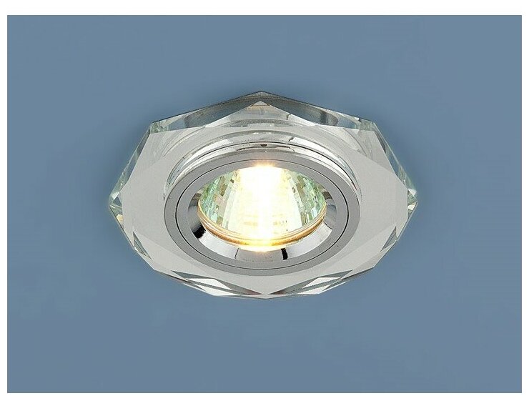 Встраиваемый светильник Elektrostandard 8020 MR16 SL зеркальный/серебро - фотография № 1