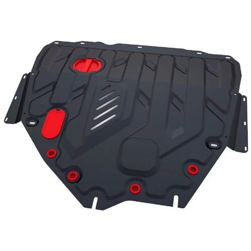 фото Защита картера и кпп автоброня для suzuki sx4 ii s-cross 2013-2016 2016-н. в./vitara iv 2015-2018 2018-н. в сталь 1.8 мм, с крепежом, 111.05511.1