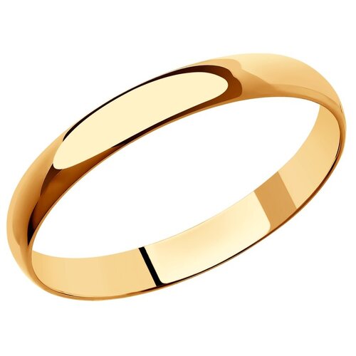 Обручальное кольцо из золота 110182 18.5