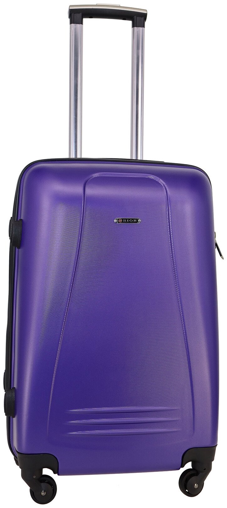 фото Чемодан Рион+ (RION+) R416, Пластик, 65 см, 52 литра, 4 колеса, M (56-70 см), усиленный толстый пластик