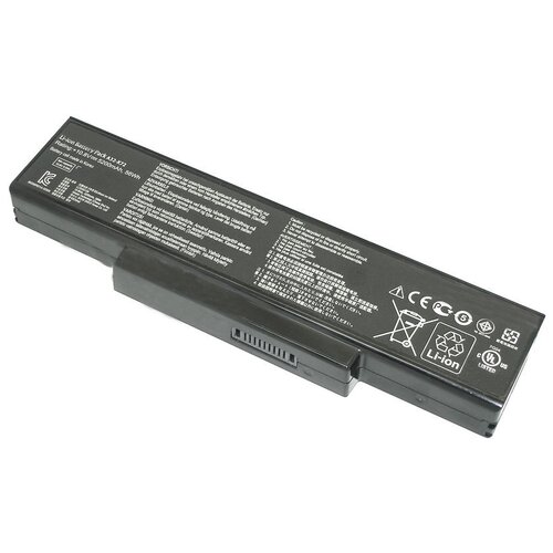 Аккумуляторная батарея iQZiP для ноутбука Asus K72 (A32-K72) 10,8V 56Wh черная