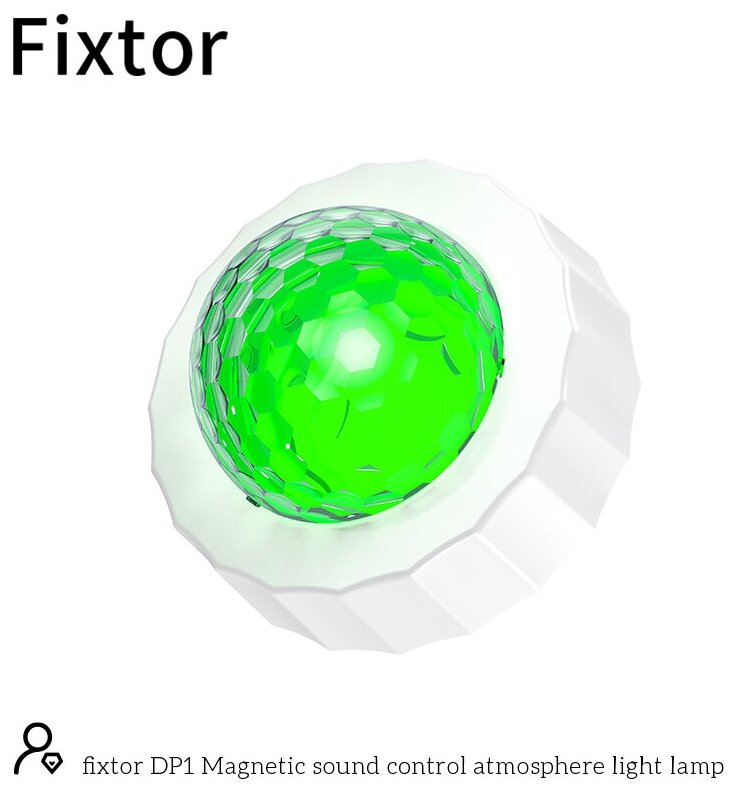 Диско шар светодиодный проектор лазерный Fixtor DP1 магнитный - фотография № 4