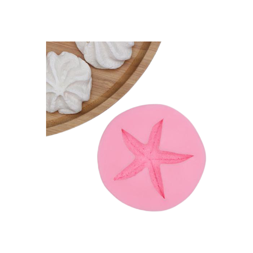 Молд «Морская звезда», 8,5×8,5×1,5 см, цвет розовый. В наборе 1шт.