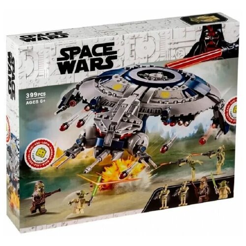 Конструктор Звездные Войны Корабль Дроид Истребитель Для Мальчиков 399 Деталей Star Wars