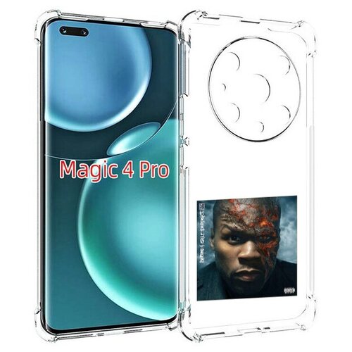 Чехол MyPads 50 Cent - Before I Self Destruct мужской для Honor Magic4 Pro / Magic4 Ultimate задняя-панель-накладка-бампер чехол mypads 50 cent before i self destruct мужской для honor x7 задняя панель накладка бампер