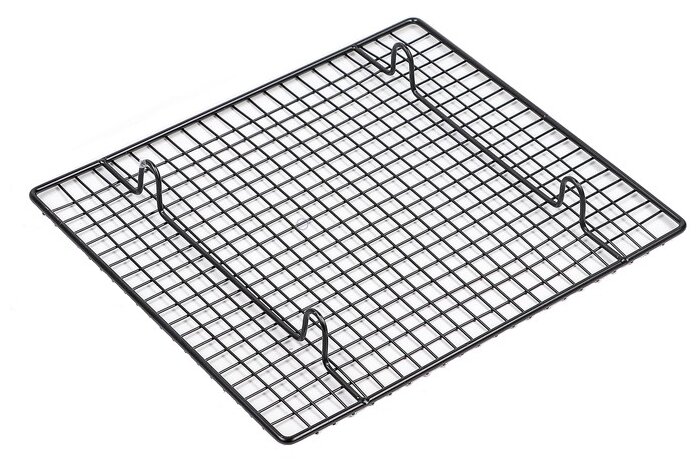 Решётка для глазирования и остывания кондитерских изделий KONFINETTA, 26×23×3 см - фотография № 1