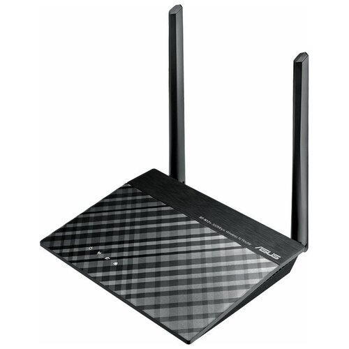 Wi-Fi роутер ASUS RT-N12+, N300, черный