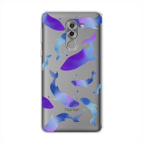 фото Силиконовый чехол "подводные жители" на honor 6x / хонор 6х case place