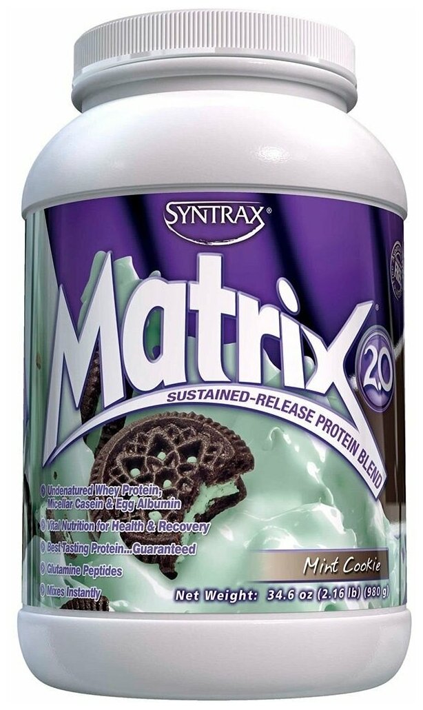 Протеин MATRIX 2.0 от SYNTRAX Ментоловое печенье