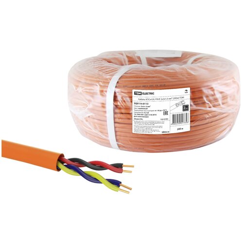Кабель КПСнг(А)-FRHF 2х2х1,5 мм² (200м) TDM TDM ELECTRIC купить ...