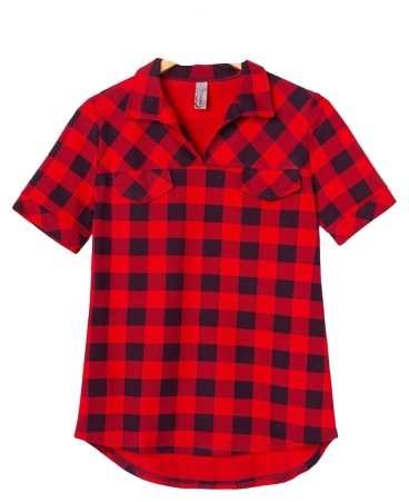 Рубашка женская «Катрин» цвет красный 