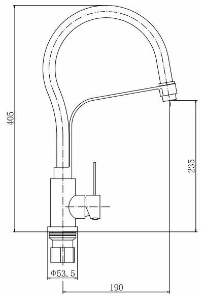 Смеситель для кухни FASHUN A54012-8 — фото 1