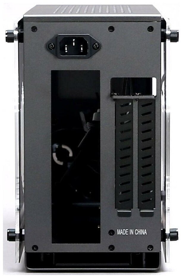 Корпус mini-ITX Zalman серый, без БП, акриловая боковая панель, USB 3.0, USB Type-C - фото №4