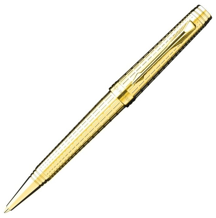 Шариковая ручка Parker Premier Deluxe K562, Chiselling GT S0887960