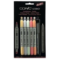 Художественный маркер COPIC Набор маркеров COPIC Ciao "Pastel Colors", 5цв.+1линер