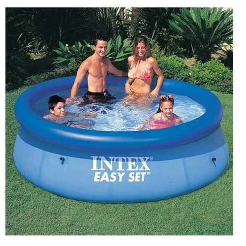 фото Надувной бассейн intex 28110np "easy set pool" 244х76см